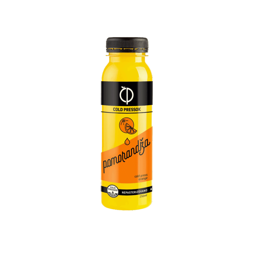 Pomorandža - 100% hladno ceđeni sok od pomorandže - 250ml