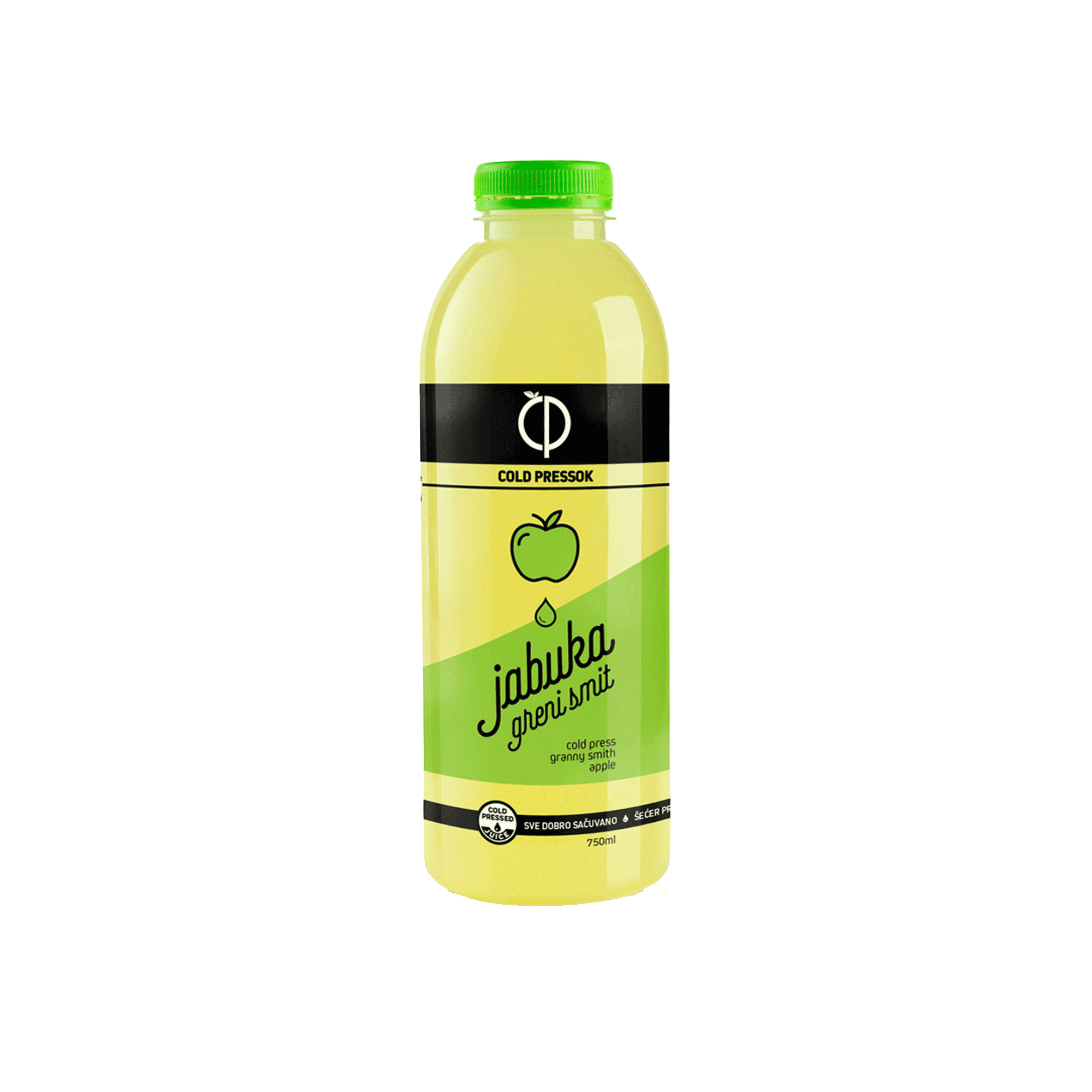 Jabuka Greni Smit – 100% prirodni sok od jabuke, porodično pakovanje 750 ml