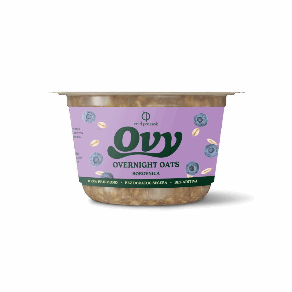 OVY Borovnica - Overnight ovsena kaša